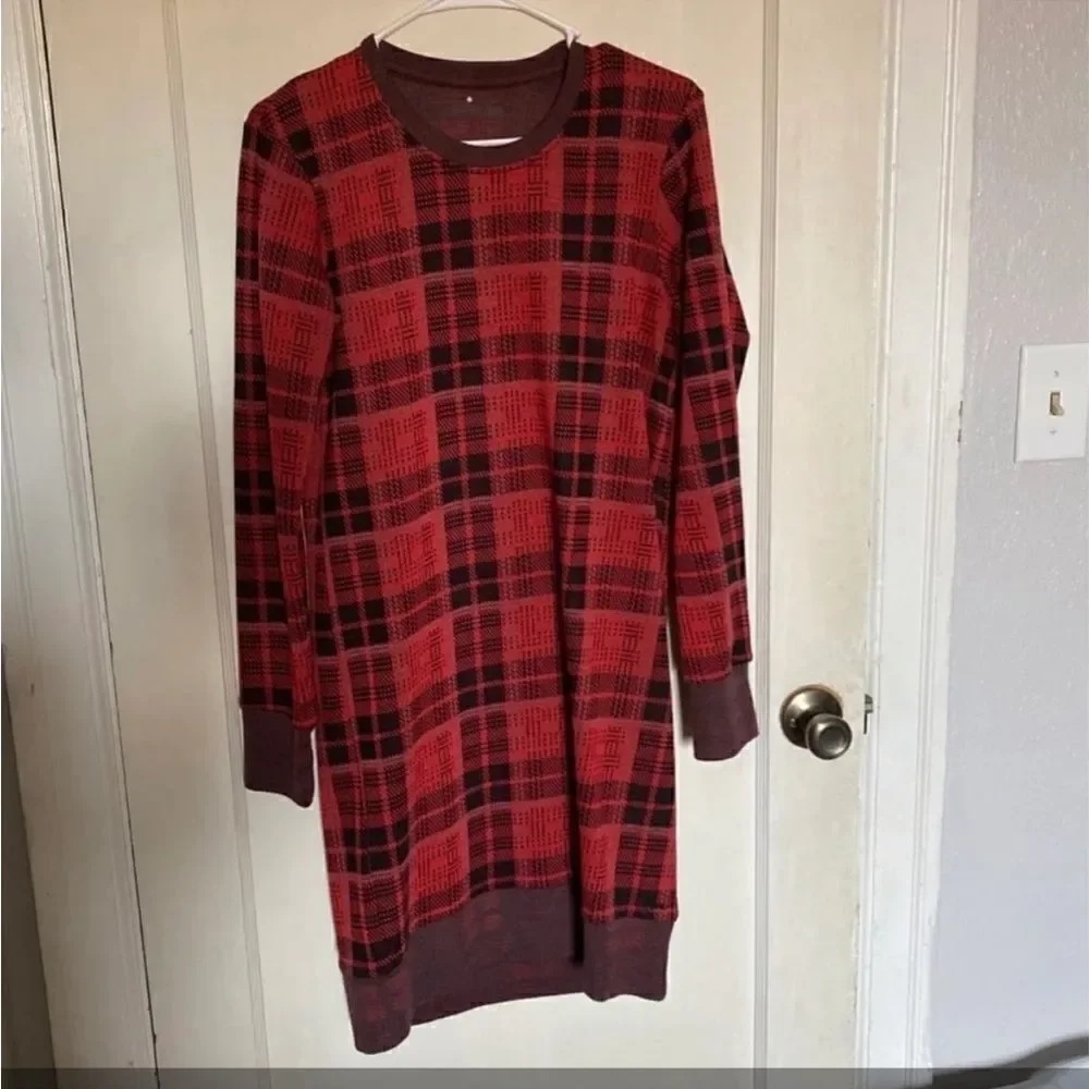 LIKE NEW WOMEN’S KAVU BROOKSHAW LUMBERJACK DRESS SIZE MED/LARGE
